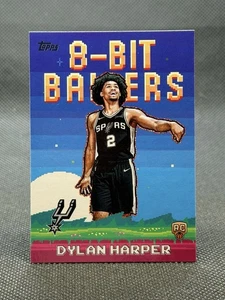 2025 Topps Dylan Harper 8-BIT BALLERS ROOKIE #BB-32 San Antonio Spurs RC - Picture 1 of 2