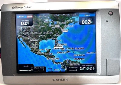 GARMIN GPSmap 5208 ChartPlotter GPS Marine Navigation, Touch Screen, Very Nice! - Image 1 of 4