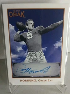 Paul Hornung 2011/50 SSP automático Tri-Star Obak #A-19 Green Bay Packer y NFL Hof - Imagen 1 de 4