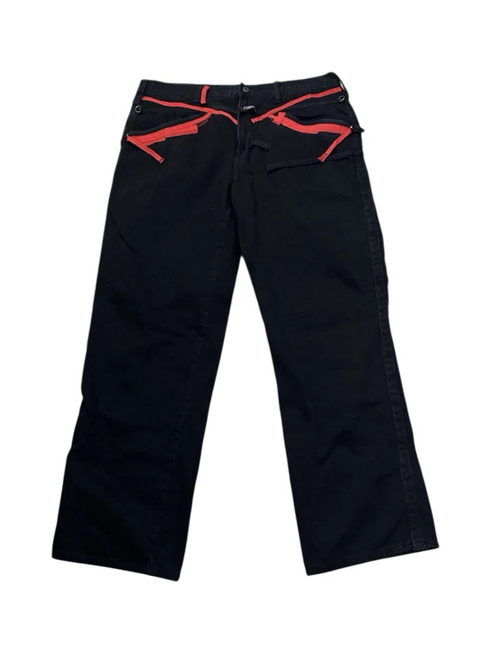 Vintage Marithe Francois Girbaud Jeans 36 Red Black - Image 1 of 4