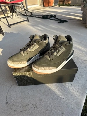 Nike Air Jordan Retro 3 Olive Talla 10.5 - Nunca Usadas Foto 1 de 4