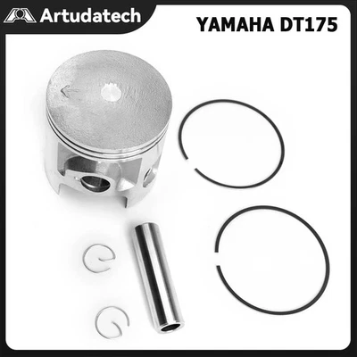 NUEVO Kit de pistón para Yamaha DT175, YT175, MX175 - STD 66,00 mm de diámetro - Especificaciones OEM Foto 1 de 4