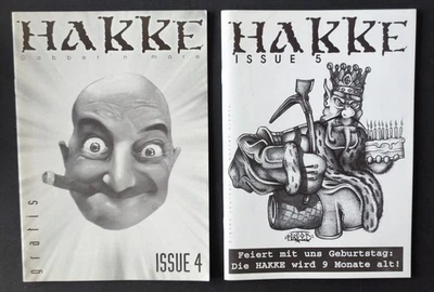 HAKKE Gabber Magazine 1994-95 • Issues 4 & 5 • Hardcore / Nordcore Zine - Image 1 of 2