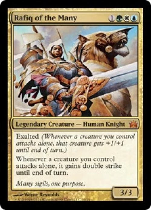 MTG English Rafiq of the Many NM Foil From the Vault: Legends - Image 1 of 1