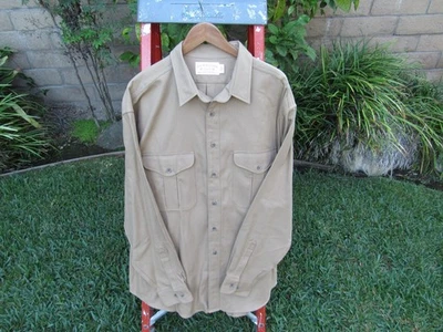 Filson 100% Algodón Para Hombres XXL Camisa Manga Larga Bolsillos en el Pecho Pesca Caza Nueva Foto 1 de 4