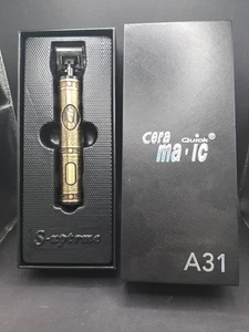 Cordless Cutting T-blade Clipper Carving Zero Gap Barber A31 - Picture 1 of 7