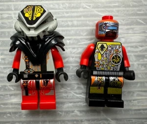LEGO Space ALIEN MINIFIGURE LOT/2 UFO Red Zotaxian Avenger Chamon & Techdroid 2 - Picture 1 of 17