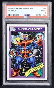 1990 Marvel Universe Thanos #79 PSA 9 MINT FRESH SLAB! - Foto 1 di 2