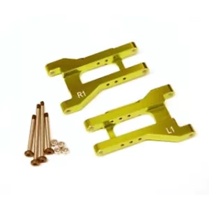 STRC ST2750-1G Alum Rear 1 Deg. Toe-in A-Arm Green w/lock-nut pins : Drag Slash - Picture 1 of 4