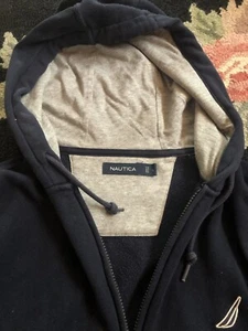 nautica hoodie herren Large Navy Blau - Bild 1 von 4