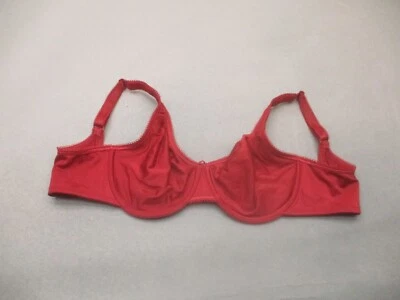 Sujetador Demi 36D Wacoal para mujer rojo sin forro con aros correa ancha cierre trasero 10A Foto 1 de 4