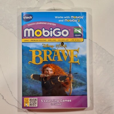 VTech MobiGo Software Cartridge Disney Brave 5 Learning Games With Manual - Image 1 of 4