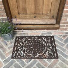 Selections GFK214 Ornate Cast Iron Indoor & Outdoor Doormat