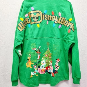 LARGE Disney Park 2023 Classics Christmas Holiday Mickey & Friends Spirit Jersey - Picture 1 of 5