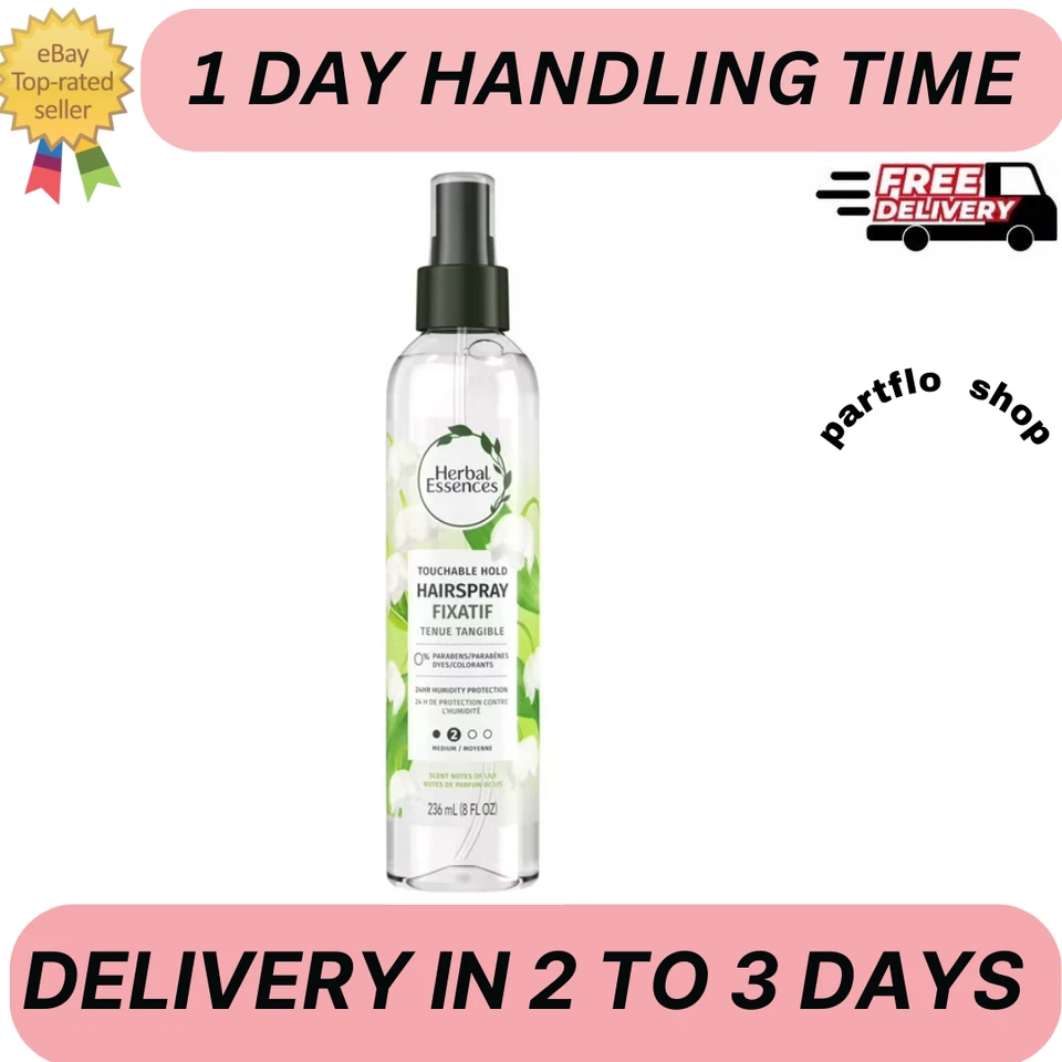 Herbal Essences Touchable Hold Hairspray, Non-Aerosol Hair Spray, 24-Hour Hold, - Image 1 of 1