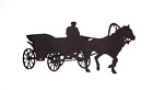Horse Drawn Carriage Vintage Victorian Metal Dies Standard Thin 2.5" x 5 5/8"