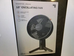 Sharper Image By Vornado Spin 10 Oscillating Desktop Fan (Black) #011 - Picture 1 of 1
