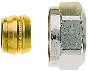 Heimeier Tornillo de Abrazadera para Tubo de Cobre y Acero de Precisión 15mm, 383115351 - Imagen 1 de 1