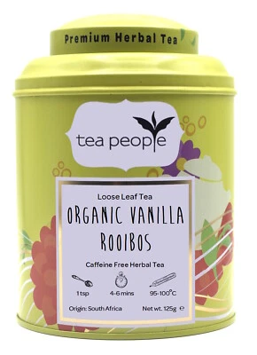 Organic Vanilla Rooibos Tea Caffeine Free Loose Herbal Tea by Tea People - Image 1 of 3