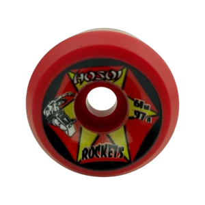 Ruedas de skate Hosoi Rockets 61 mm 97A rojas - Imagen 1 de 2