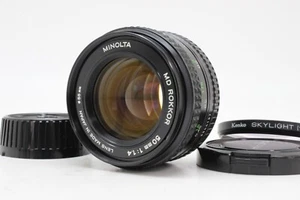 [ MINT ] MINOLTA MD ROKKOR 50mm F1.4 Standard MF Lens For MD Mount From JAPAN - Picture 1 of 8