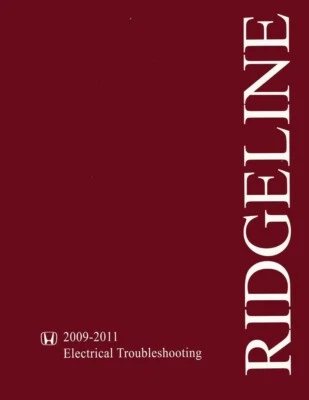 Honda Ridgeline 2009 2010 2011 manual de diagnóstico eléctrico solución de problemas OEM Foto 1 de 4