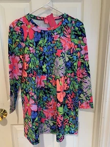 Lilly Pulitzer Girl X-LARGE 12-14 Festive Fantasy MINI TEIGEN DRESS Swing NWT - Picture 1 of 9