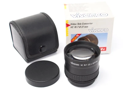 Vivanco VC 76T 2.0x Tele Converter for 37mm Camcorders - Image 1 of 4