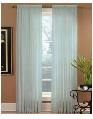 Set Of 2 Miller Curtains Window Treatments, Preston One Rod Rocket Panel - Imagem 1 de 4