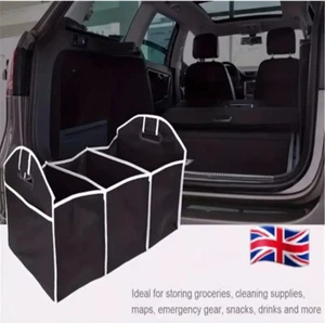 Car Van Boot Organiser Collapsible Folding Travel Heavy Duty Trunk Storage Bag - Picture 1 of 6