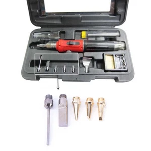 5X Hs-1115K 10In1 Pro Butane Gas 'Soldering Iron Kit Welding Kit Torch - Picture 1 of 10