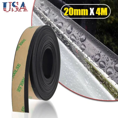 Tira de sellado de goma resistente a la intemperie para panel de parabrisas de coche-capucha techo corredizo ventana Foto 1 de 4