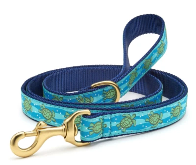 Correa de plomo para perro/gato/mascota UpCountry patrón tortuga marina 6 pies - TOTALMENTE NUEVA Foto 1 de 4