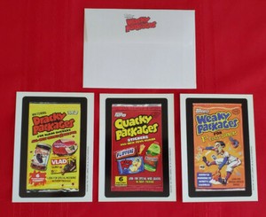 2007 WACKY PACKAGES POSTCARDS SERIES 1 COMPLETE SET WITH ENVELOPE  @@ NEW @@
