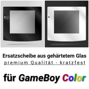 Glas Display Scheibe für Nintendo GameBoy Color Konsole GBC Ersatz 🔴🟠🟡🟢🔵⚫️ - Picture 1 of 4
