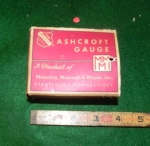 Calibre Ashcroft vintage con caja - Imagen 1 de 2