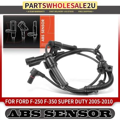 前 LH 或右手 ABS 车轮速度传感器适用于福特 F-250 F-350 Super Duty 2005 - 2010 — 第 1/4 张图片