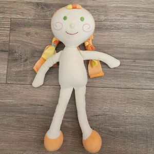 Kathe Kruse Stofftier Plüsch Puppe Mädchen orange gelbe Zöpfe 13 Zoll - Bild 1 von 9