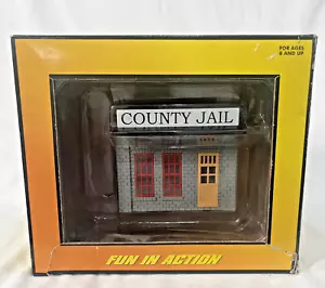 MTH Electric Trains Rail King County Jail House 30-90014 O Scale Lighted NIB - Picture 1 of 7