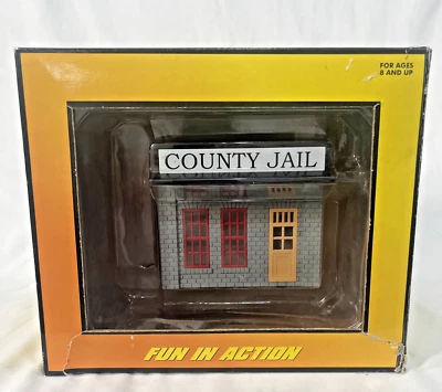 MTH Electric Trains Rail King County Jail House 30-90014 O Scale Lighted NIB - Image 1 of 4