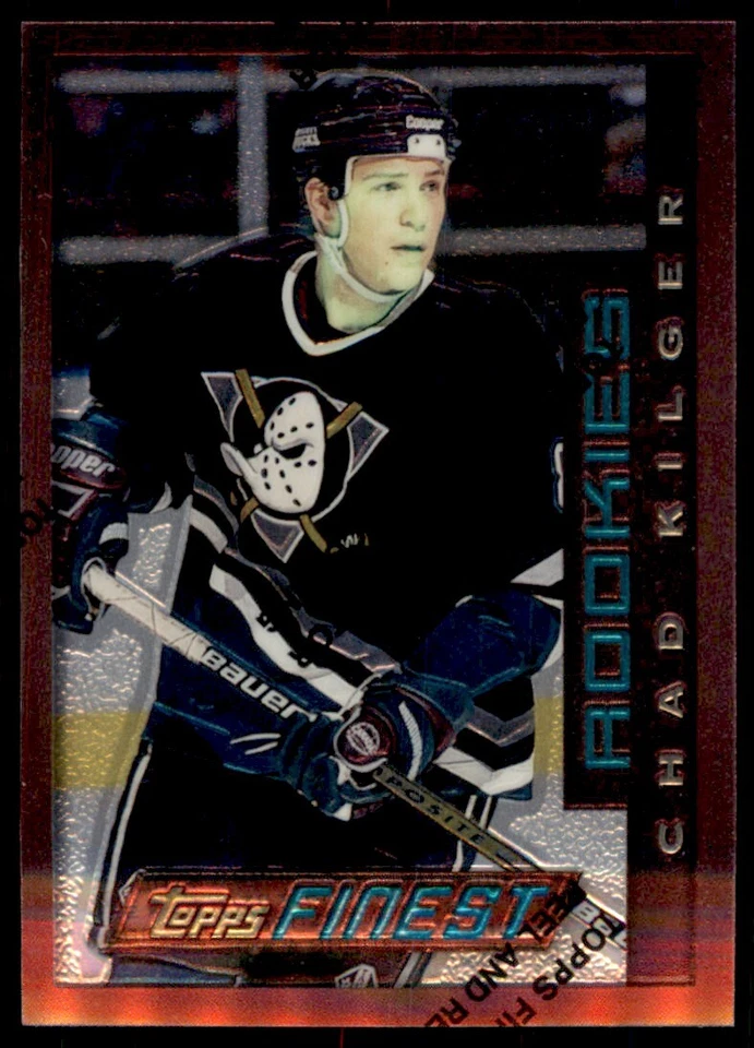 1996-97 FINEST WITH COATING CHAD KILGER MIGHTY DUCKS OF ANAHEIM #81 - Image 1 of 2