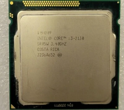 INTEL CORE i3-2130 PROCESSOR 3M CACHE 3.40 GHZ SR05W CPU - Image 1 of 2