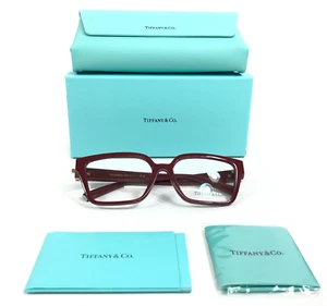 Tiffany & Co. Eyeglasses Frames TF2232-U 8366 Fired Brick Gold Cat Eye 55-16-140 - Picture 1 of 12