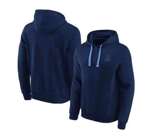 Everton Essentials Small Crest Overhead Hoodie | Navy | Men’s Medium Cover