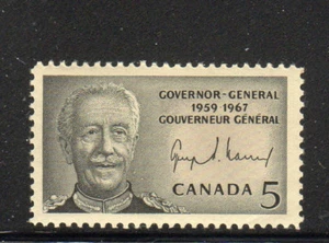 CANADA #474 1967 GEORGE VANIER MINT VF NH O.G - Picture 1 of 2