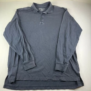 5.11 Tactical Series Herren Poloshirt Schwarz Langarm Kragen 100% Baumwolle - L - Bild 1 von 7