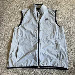 Dunning Concord Country Club Golf Men's Full Zip Vest Jacket Gray Size M - Picture 1 of 9