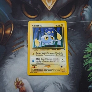 Chinchou 55/111 Common Pokemon Neo Genesis Played Single Card TCG WOTC 2000 - Picture 1 of 3
