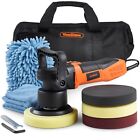 VonHaus - Dual Action Car Polisher Kit 180mm Random Orbital Polishing Machine