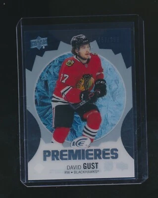 DAVID GUST 2023-24 UPPER DECK ICE PREMIERES RC 957/999 #159 - Image 1 of 2